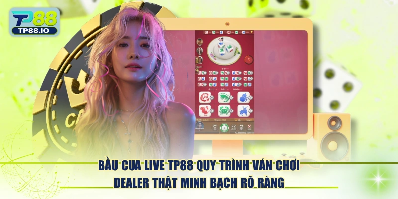 Bầu Cua Live TP88 quy trình ván chơi dealer thật minh bạch rõ ràng.